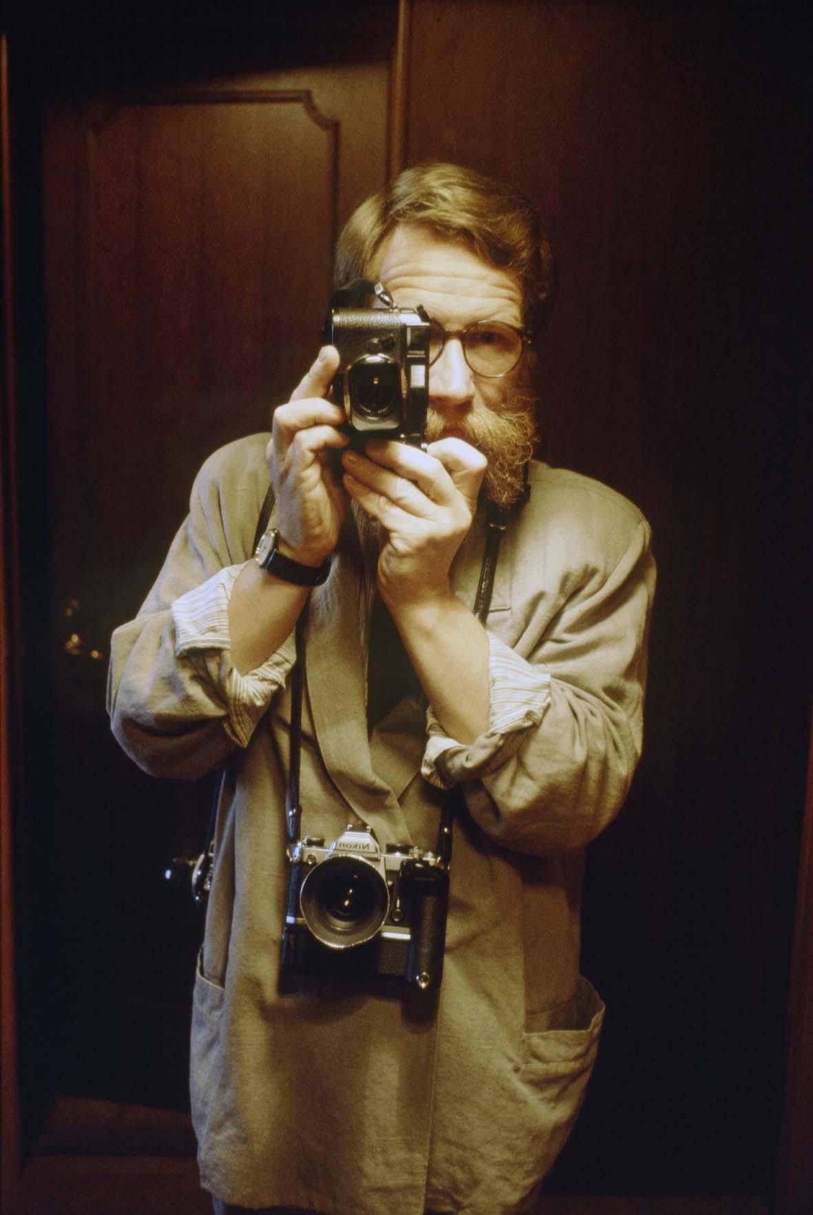 Detlev Steinberg, Selbstporträt, Moskau, Juni 1989